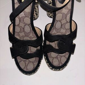 Coach Platform Heels